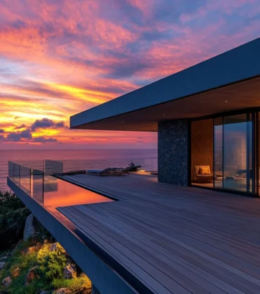 sunset-luxury-home-stockcake
